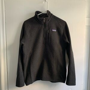 Patagonia Men's Quarter Zip better Sweater - Black